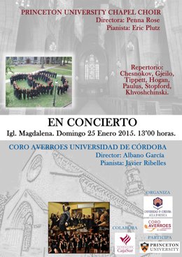 Cartel del concierto en la Magdalena