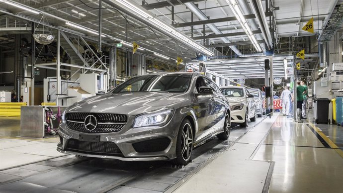 Producción del Mercedes-Benz CLA Shooting Brake en Kecskemét (Hungría)
