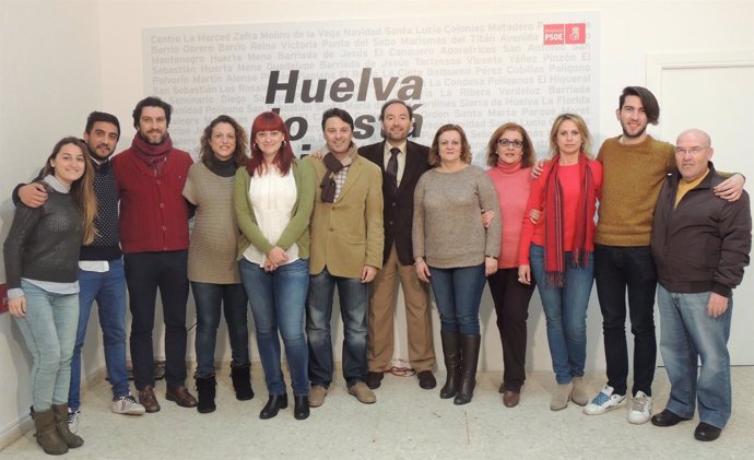 Comité electoral del PSOE en Huelva capital. 