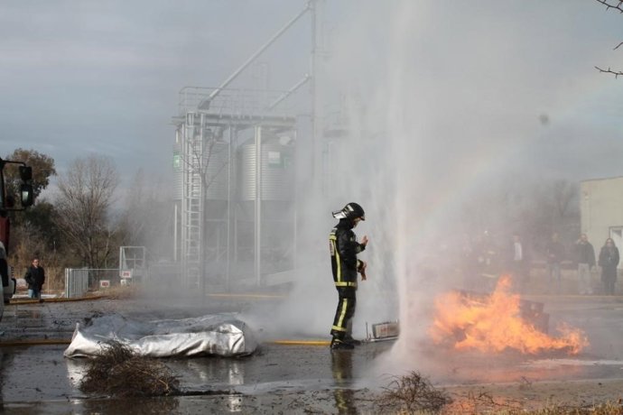 Una de las demostraciones realizadas en Rabanales 21