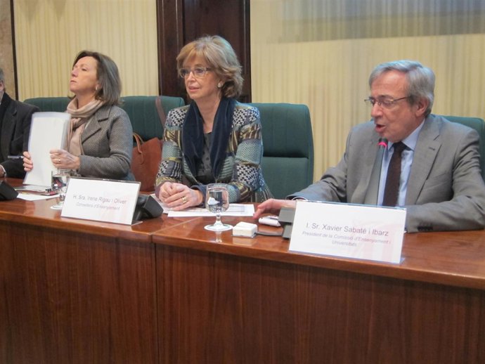 La consellera Irene Rigau