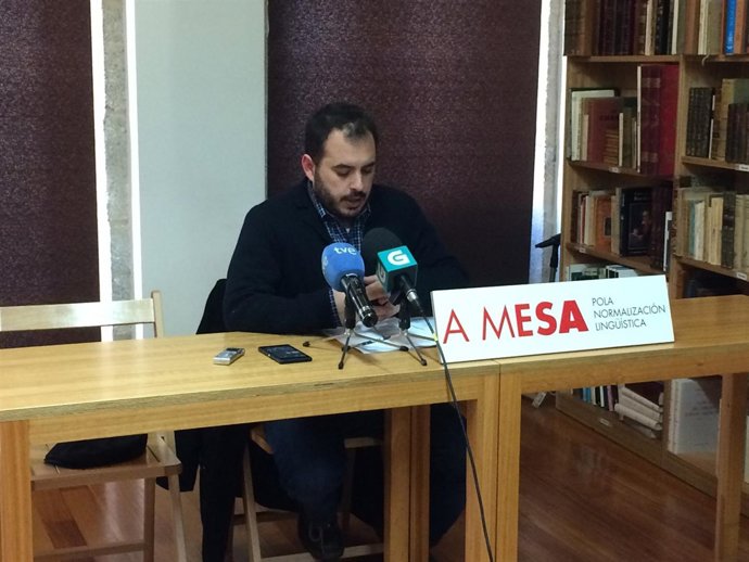 Marcos Maceira, presidente de A Mesa pola Normalización Lingüística