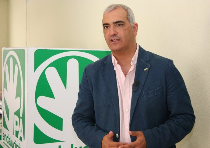 El secretario general del Partido Andalucista, Antonio Jesús Ruiz