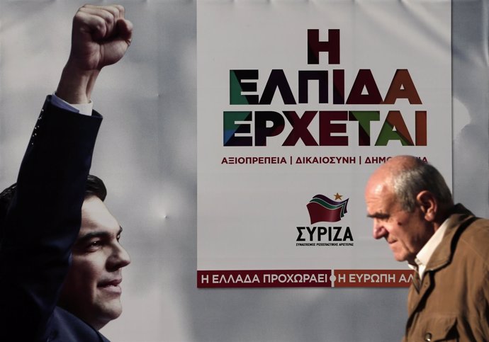 Cartel electoral de Syrza en Grecia