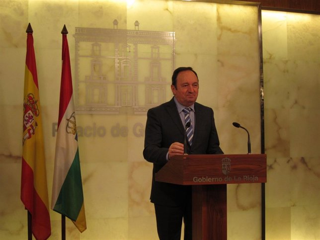 Pedro Sanz, presidente del Gobierno riojano, anuncia acogimiento al FFF