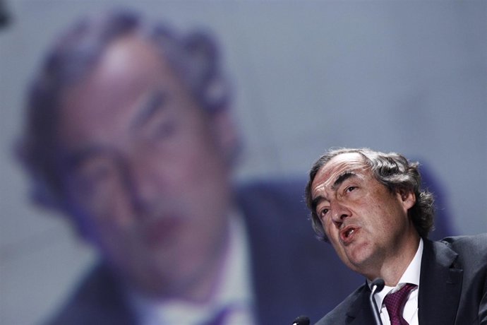 Juan Rosell tras ser reelegido presidente de la CEOE