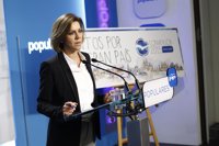 Cospedal recalca que "si hay una caja B no es del PP" y ve "vomitivo" hablar de un pacto PP-Bárcenas