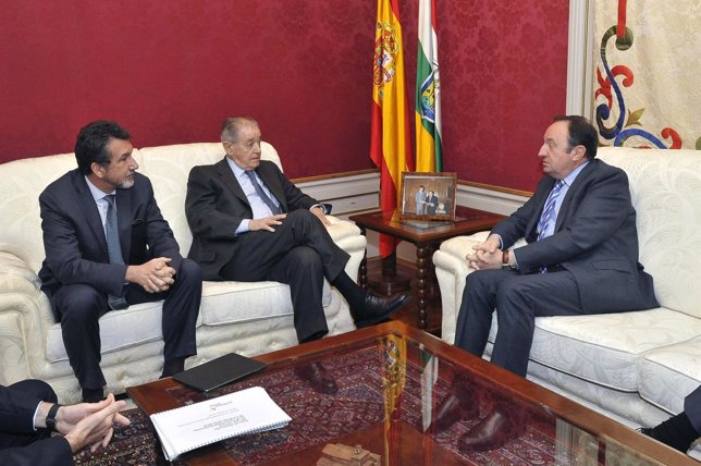 Encuentro entre Sanz y el presidente de Gas Natural