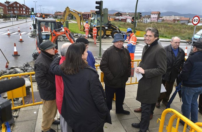 Inicio de las obras de la rotonda