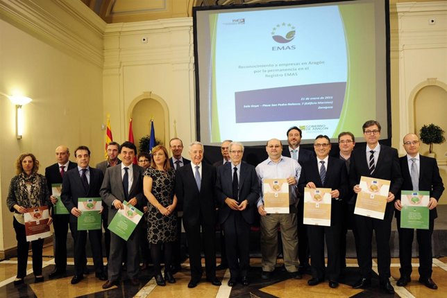 La DGA ha premiado a 14 empresas por su excelencia medioambiental
