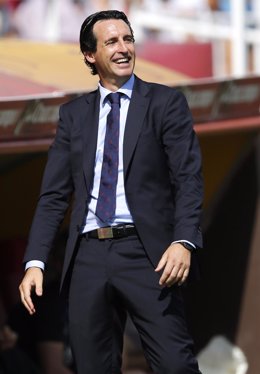 El entrenador del Sevilla, Unai Emery