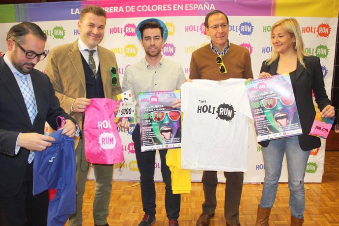 Presentación de la 'Holi Run'
