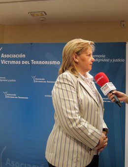 La presidenta de la AVT, Ángeles Pedraza