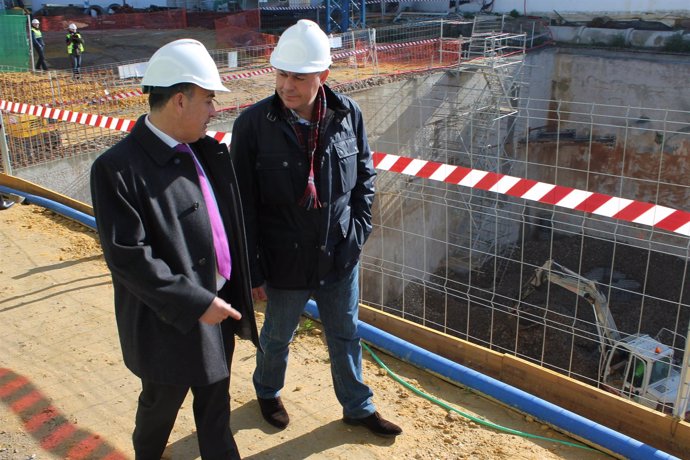 Visita al tanque de tormentas de Tomares