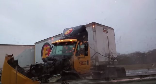 Accidente de camión en Nueva Jersey