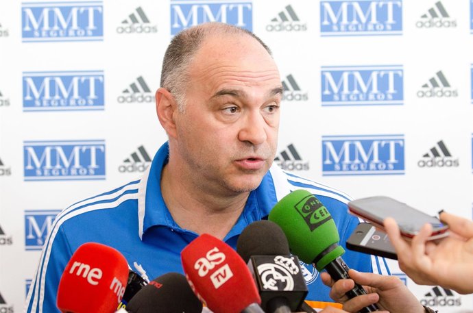 Pablo Laso en rueda de prensa