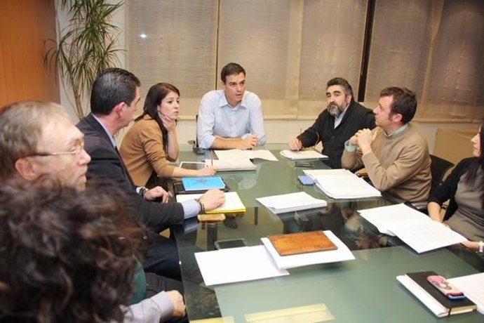 Reunión en Ferraz para preparar las elecciones municipales