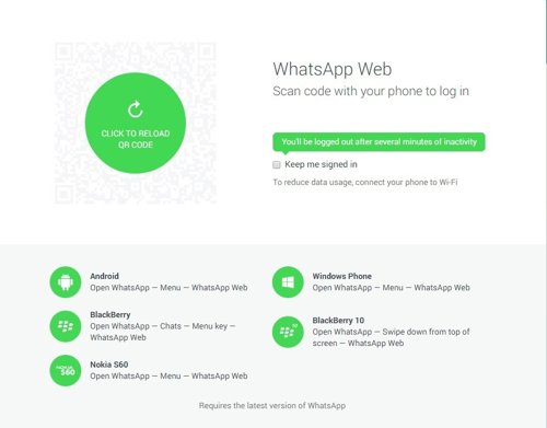 WhatsApp web
