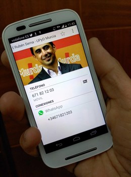 Serna (UPyD) habilita una línea WhatsApp para contestar personalmente