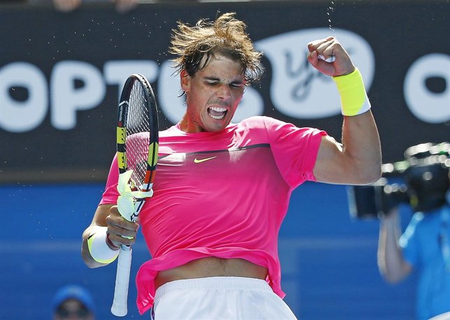 Rafa Nadal en el Abierto de Australia