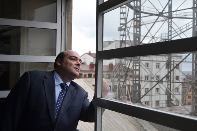 Agustín Iglesias Caunedo en la Fábrica de Gas