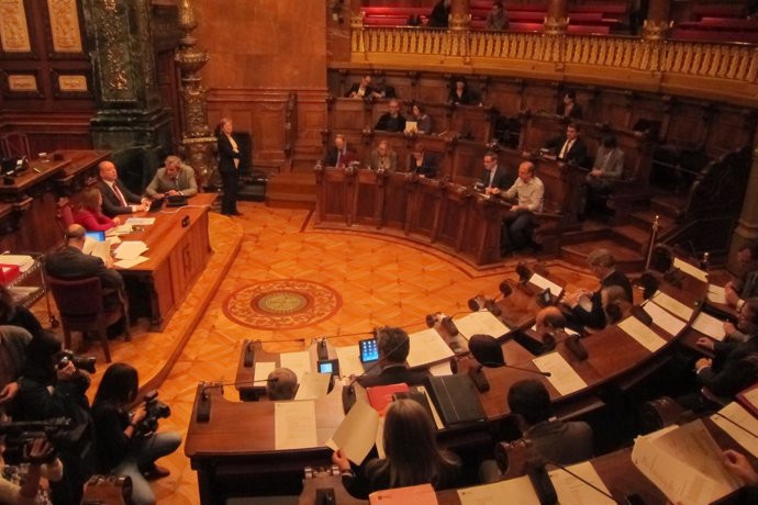 Pleno del Ayuntamiento de Barcelona