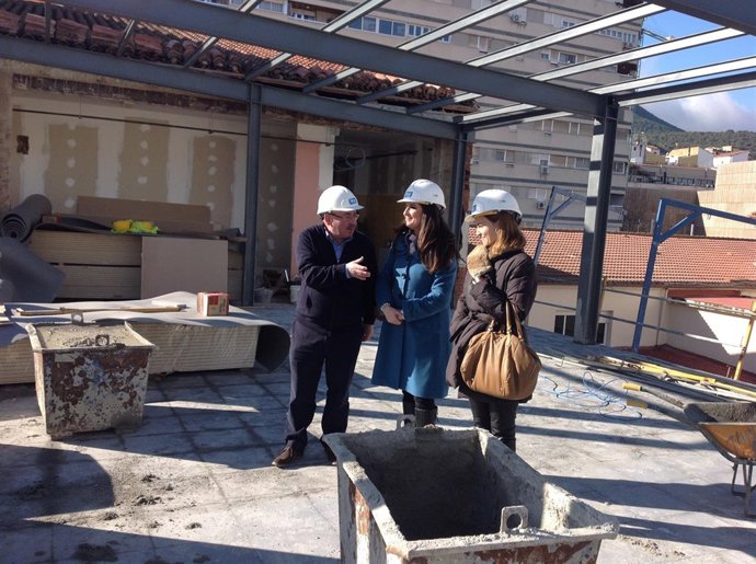 Visita de Yolanda Caballero al colegio Almadén de Jaén