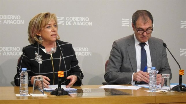 Dolores Serrat y Marco Rando, responsables de Educación en Aragón