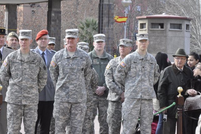 Militares norteamericanos, de Francia y Portugal en el aniversario de la BRILOG.