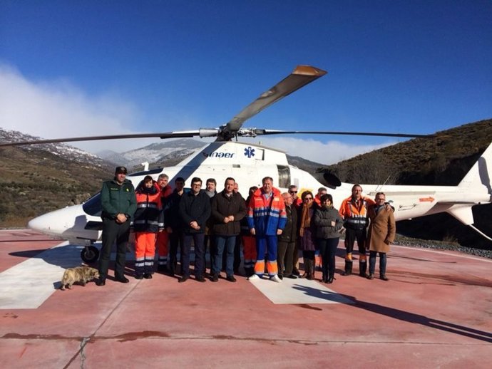Helipuerto en Cádiar