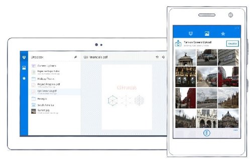 Dropbox para Windows Phone