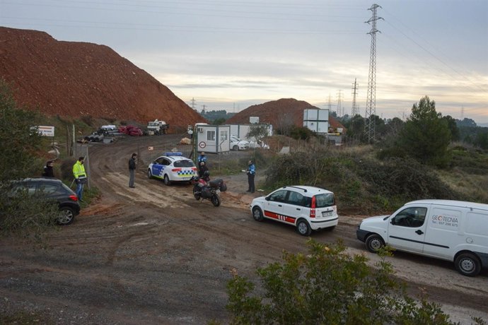 Imagen del vertedero de Can Balasc de Rubí. 