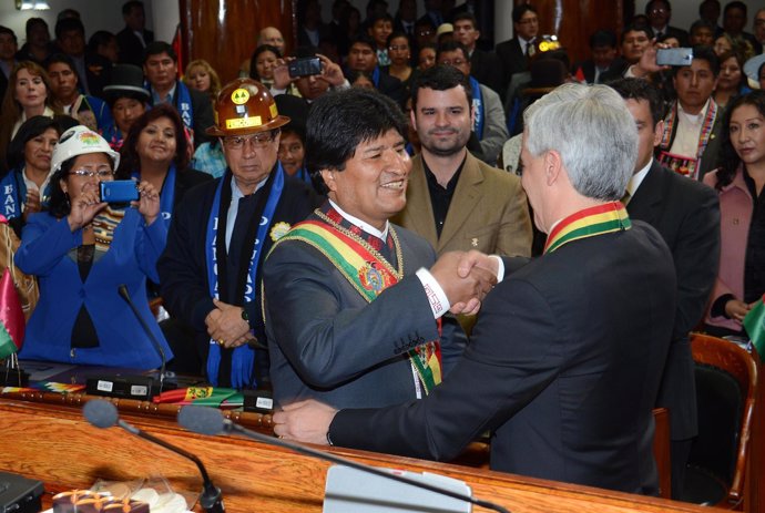 Evo Morales jura el cargo como presidente de Bolivia