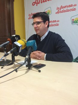 El candidato de IU a la Alcaldía de Córdoba, Pedro García