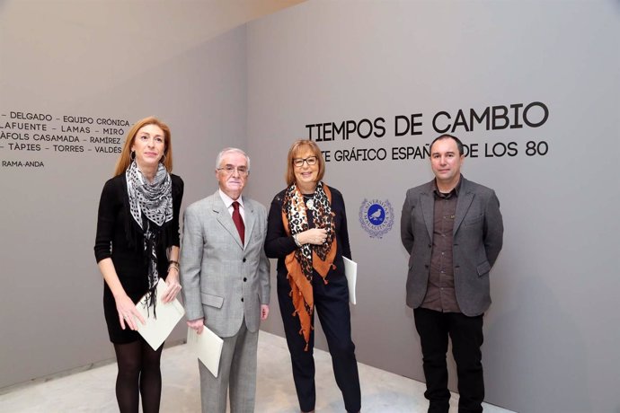 Presentación de la exposición sobre arte gráfico de los años ochenta