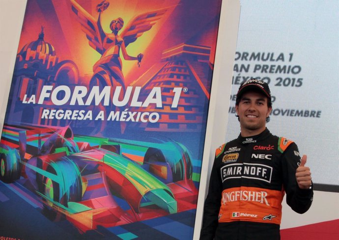 Sergio Pérez, feliz de correr de nuevo en México