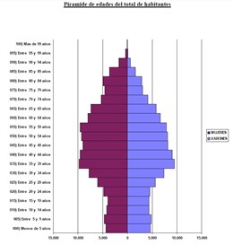 IPirámide población Oviedo