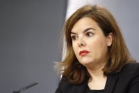 Sáenz de Santamaría evita pronunciarse sobre la situación del PSOE y elogia la importancia de la estabilidad política