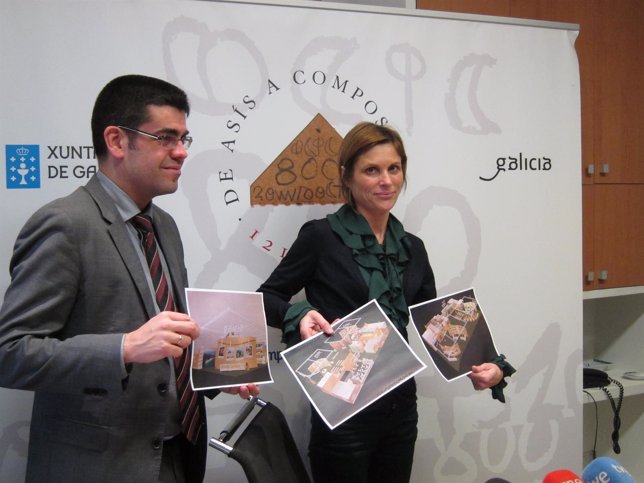 Manuel Varela y Nava Castro presentan el expositor de Galicia en Fitur