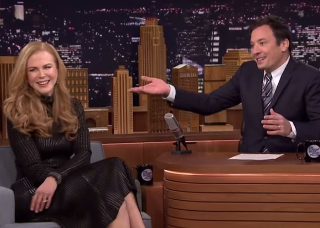 Nicole Kidman en directo a Jimmy Fallon: ¡Me gustabas!