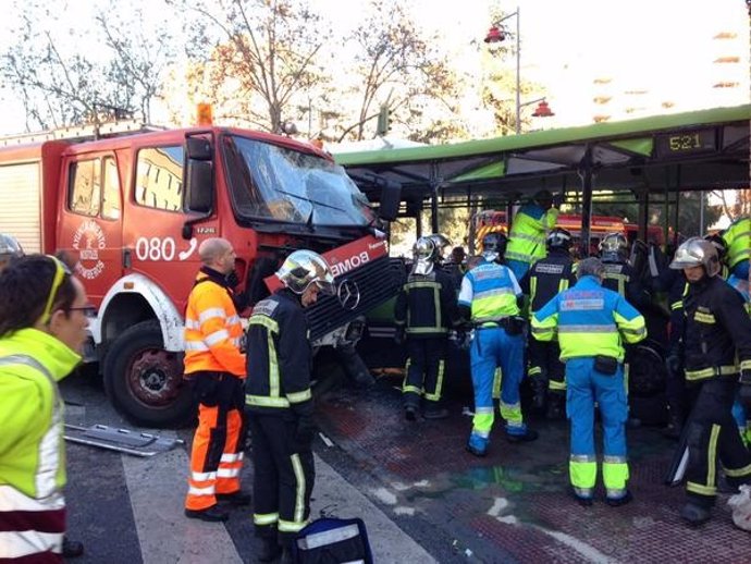 Accidente en Móstoles