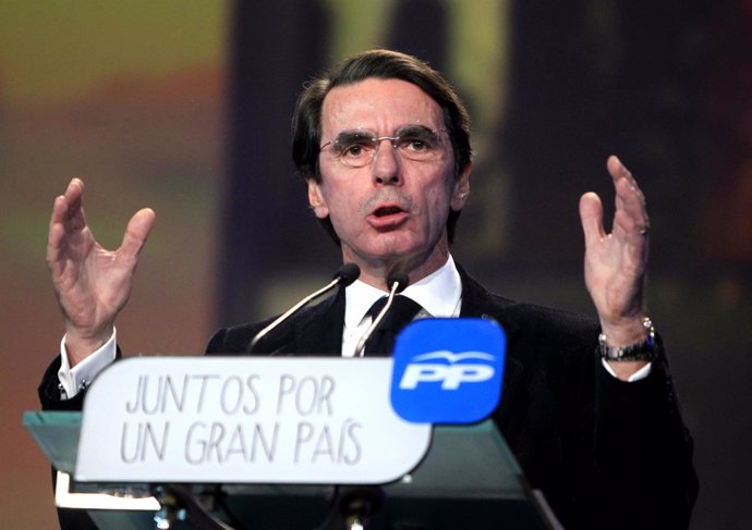 José María Aznar en la Convención del PP