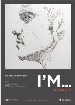 Cartel de la exposición 'I`M' de David Albarrán