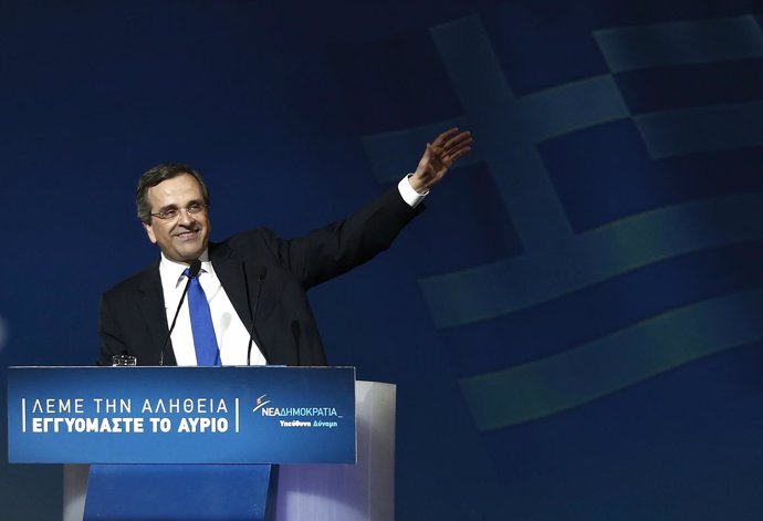 El primer ministro de Grecia, Antonis Samaras