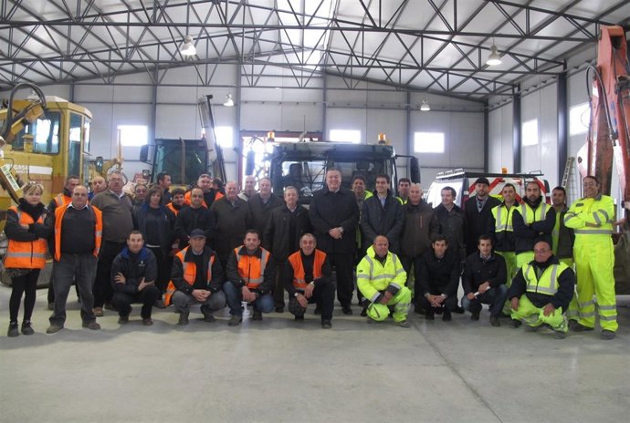 Visita del consejero Bernabé