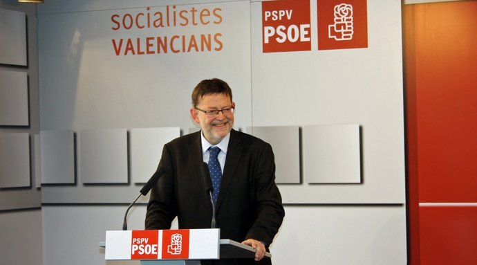 Ximo Puig en rueda de prensa