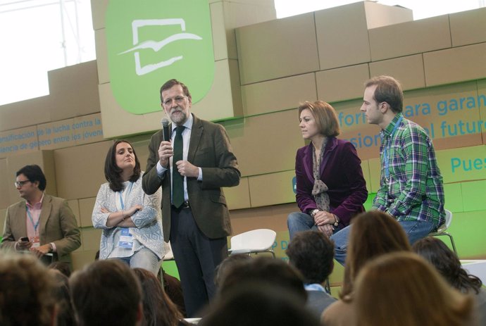 VISITA MARIANO RAJOY NNGG, BEATRIZ JURADO, MARIA DOLORES COSPEDAL