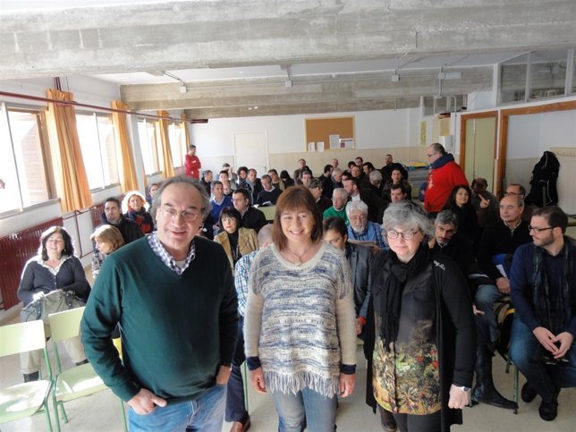 Armengol en una asamble abierta sobre educación