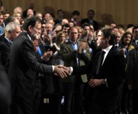Rajoy, davant d'Aznar: "La primera pregunta és hi ha hagut o no un canvi a Espanya des que governa el PP?"
