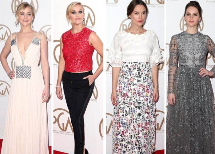 Derroche de glamour en los Premios del Sindicato de Productores